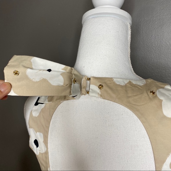 Kate Spade Faye Floral Fit & Flare Sleeveless Dress Size 4 - Picture 12 of 16